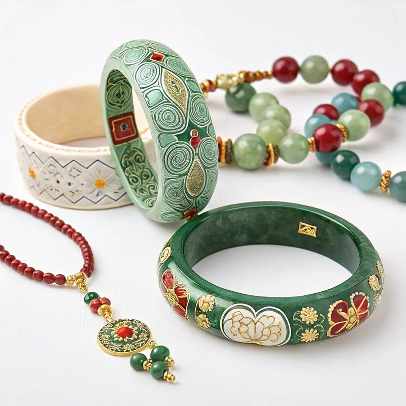 Jasper stone bracelets jewelry