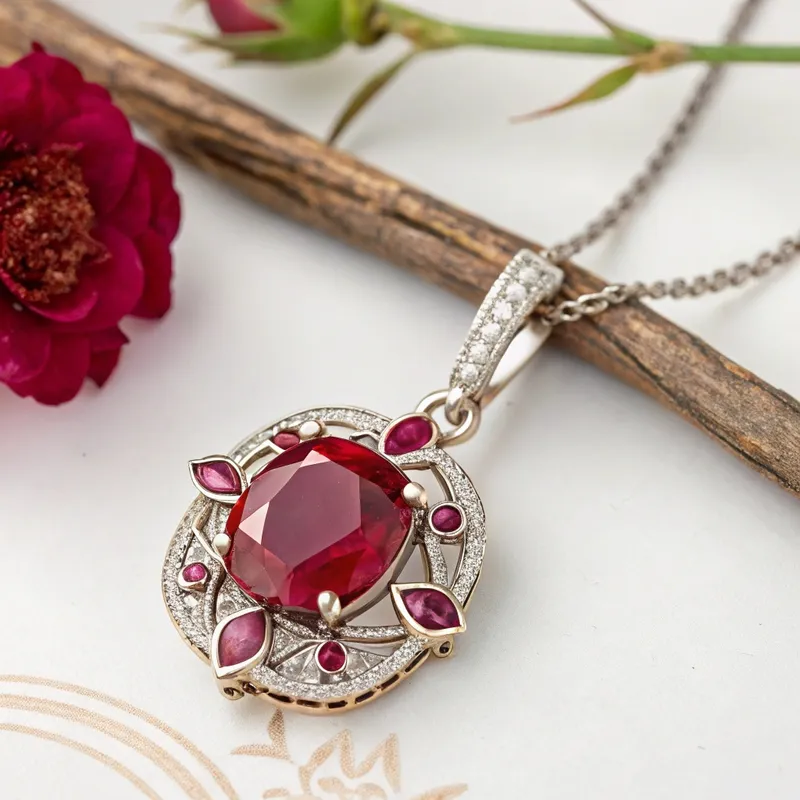 Ruby stone jewelry