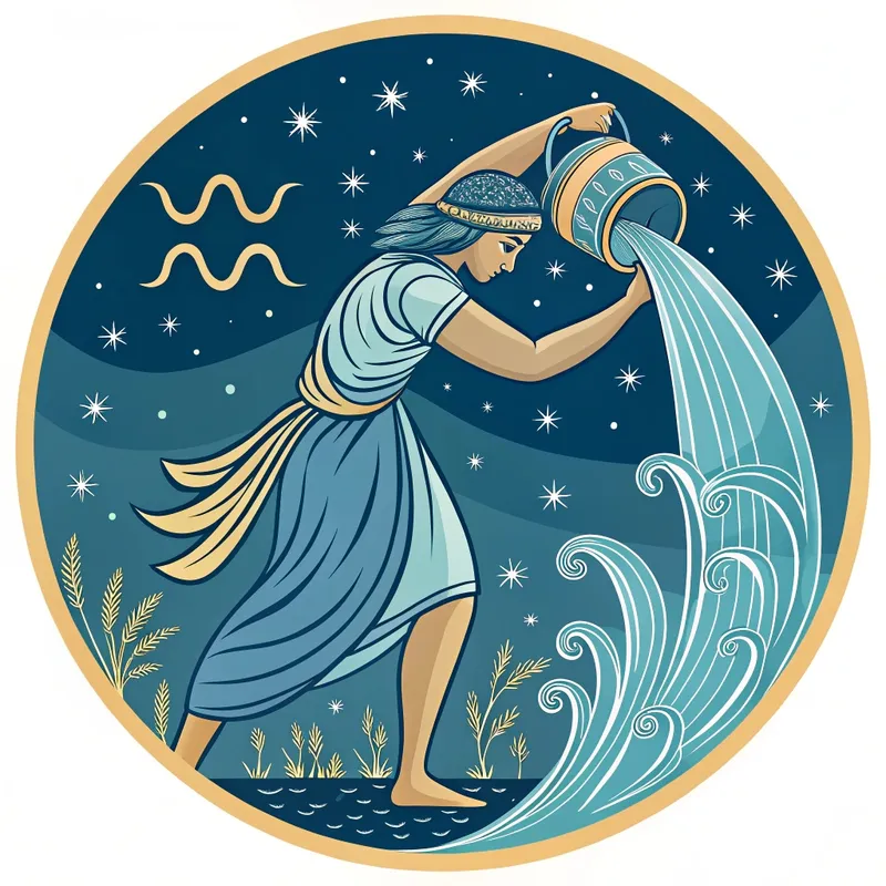 Zodiac sign Aquarius